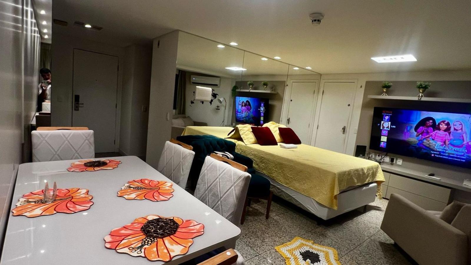 Flat Particular Em Blue Tree Towers Beira Mar Fortaleza المظهر الخارجي الصورة