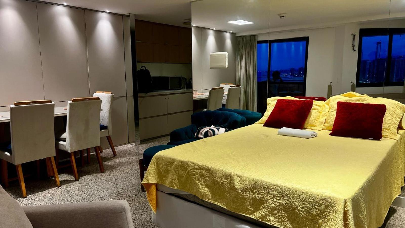 Flat Particular Em Blue Tree Towers Beira Mar Fortaleza المظهر الخارجي الصورة